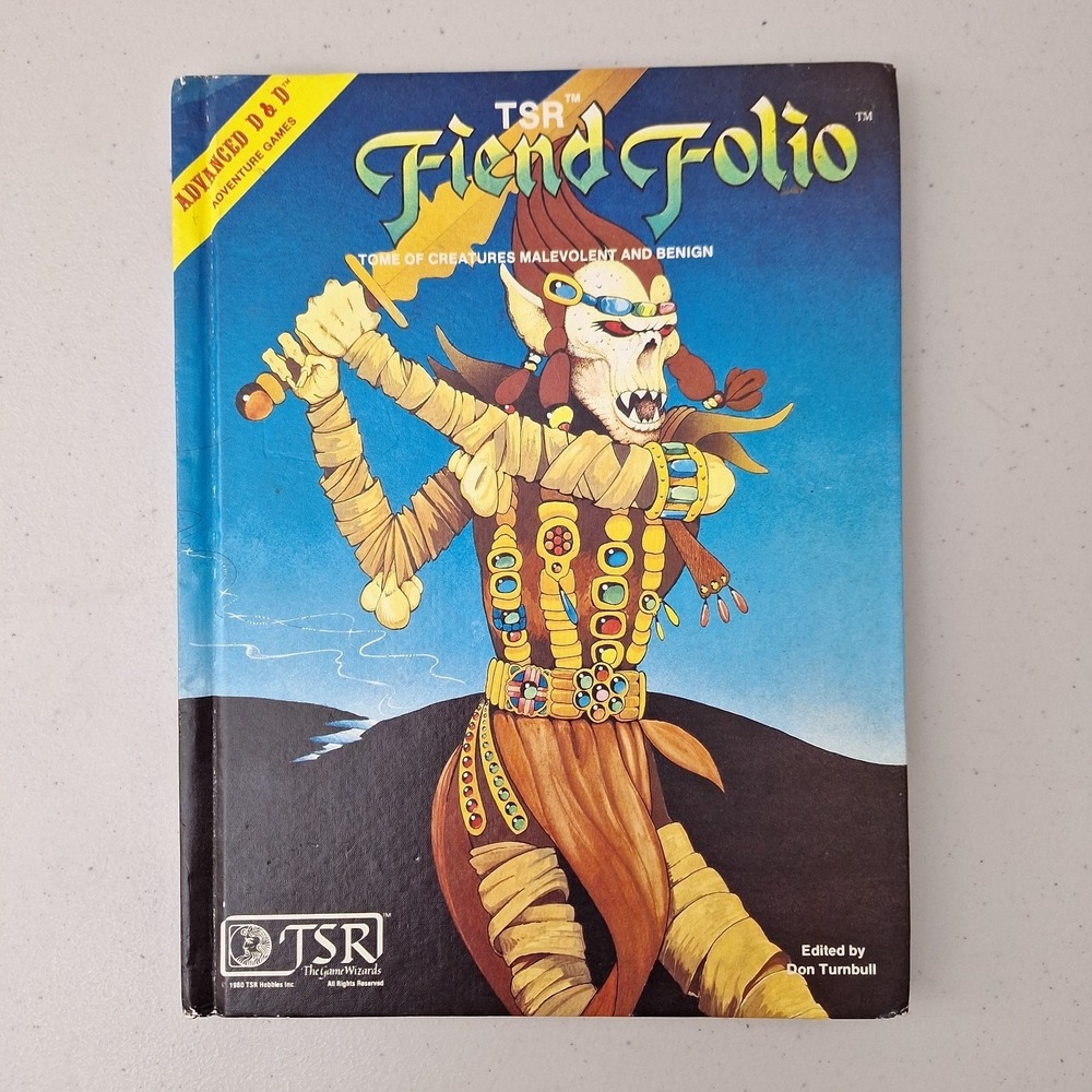 TSR Advanced Dungeons & Dragons Fiend Folio, 1st Edition, 1981